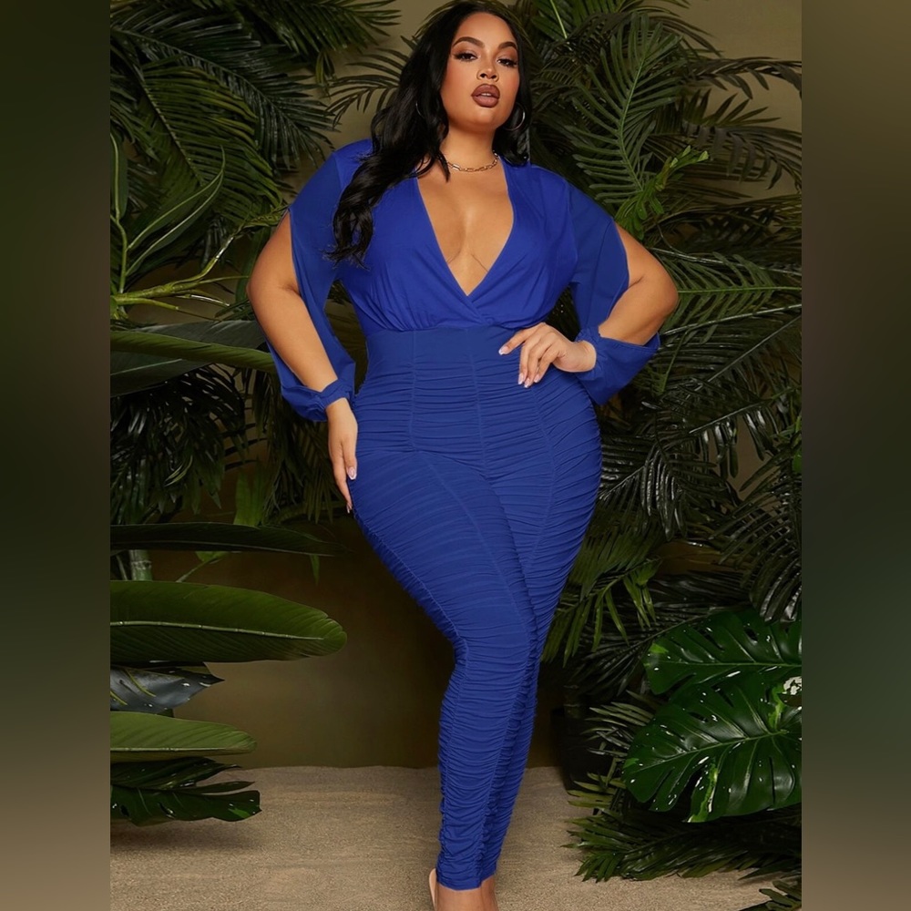 Plus size sexy Shein jumpsuit